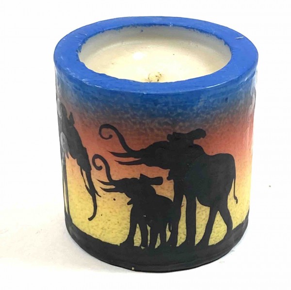 Swazi Candle Sunrise pillar mini